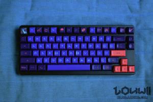 Idobao ID80 beauty shot with keycaps installed SA Laser kit