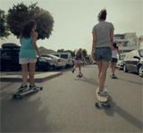 Endless Road : girls and longboards